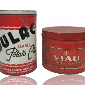 #56218 -  Dulac and Viau cans 