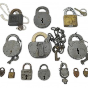 #56217 -  Lot of vintage padlocks