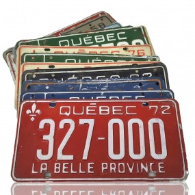 #56231 -  Vintage license plates 