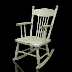 #56204 -  Pressback child rocking chair 