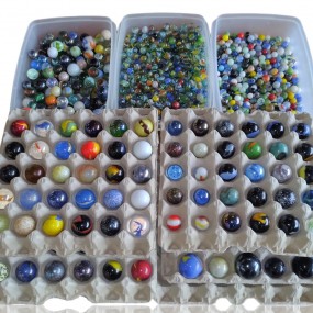 #56179 -  Vintage glass marbles