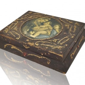 #56315 - 25$ Little document box with religious picture 