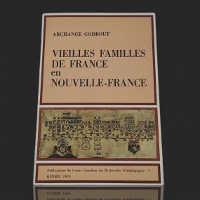 #56731 -  Livre, Vieilles familles de France en Nouvelle-France 