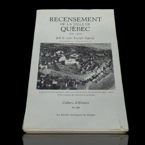 #57103 - 15$ Récensement de la ville de Québec book