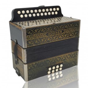 Accordéon Hohner, tonalité G (sol) instrument de musique 