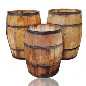 Wooden barrels 