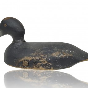 Wooden duck decoy