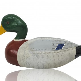 Wooden duck decoy 