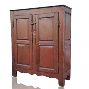 Late 18th century Quebec armoire, cupboard 