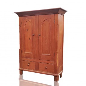 Antique pine armoire, cupboard 