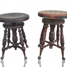 #55918 -  Antique piano stools