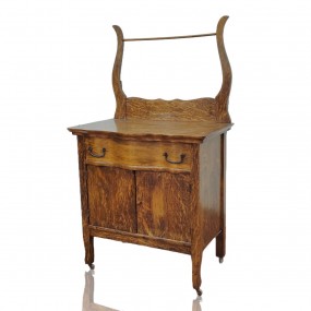 Bureau chiffonnier en chêne 