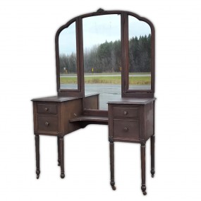 Bureau coiffeuse, maquilleuse, commode miroir 