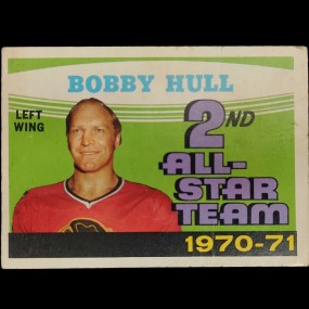 #57285 - 8$ Carte de hockey o-pee-chee de Bobby Hull 1971-72, 2nd all-star team #261 