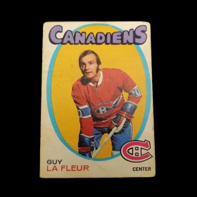 Carte de hockey recrue de Guy Lafleur 1971-72, 0-pee-chee #148