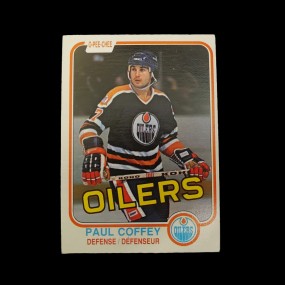 Carte de hockey recrue de Paul Coffey 1981-82, o-pee-chee #111