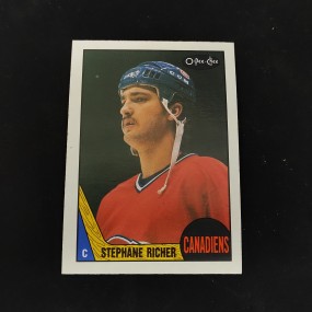 Carte de hockey recure de Stéphane Richer 1987-88, o-pee-chee #233