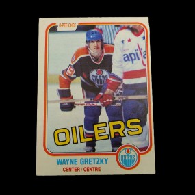 Carte de hockey de Wayne Gretzky, o-pee-chee #106, 1981-82