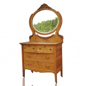 Commode à tiroirs, bureau miroir