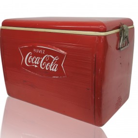 Vintage advertising Coca-Cola cooler 