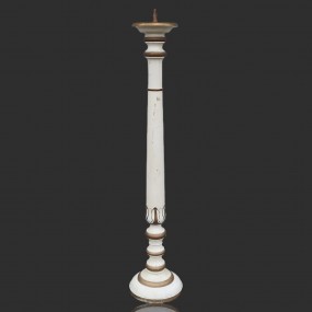 #55425 -  Antique church candlestick 