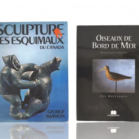 #55108 -  Book, La sculpture des Esquimaux et (Oiseaux de Bord de mer VENDU)