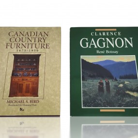  Canadian country furniture et Clarence Gagnon books