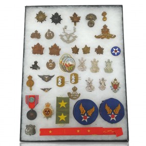 Lot de badges et médailles militaire, militaria 