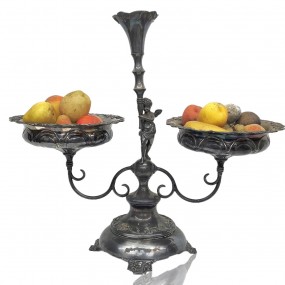 Epergne center piece silverplated 