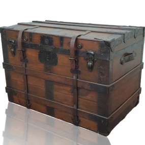 Antique restored trunk 