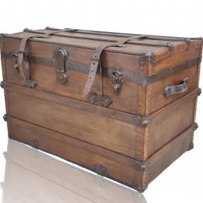 Antique restored trunk