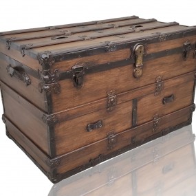 Rsstored antique trunk 