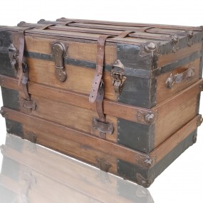 Antique restored trunk