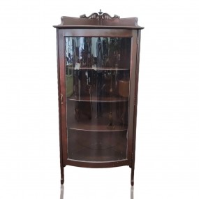 Corner china cabinet