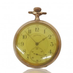  Illinois watch co.  15 jewels antique pocket watch 