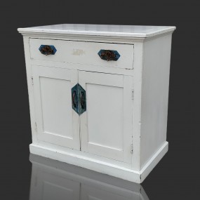 Petit meuble bahut, buffet, idéal comme meuble vanité pour lavabo