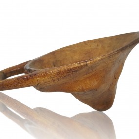 #56696 -  Little wooden canoe cup