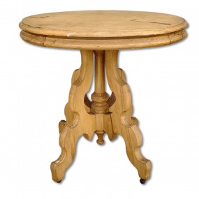 Petite table d'appoint ovale 
