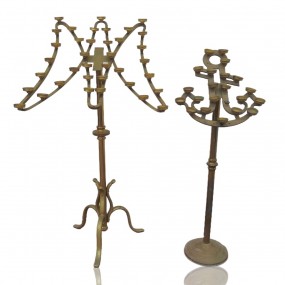 Porte-lampions sur pied, chandeliers 