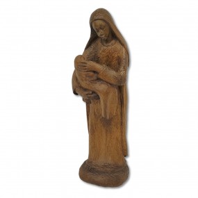 Wooden carved Madone statue 