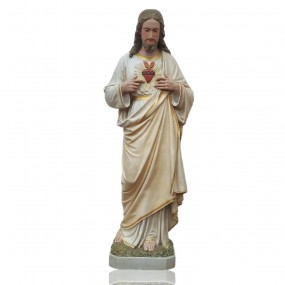 Sacred heart religious statue 