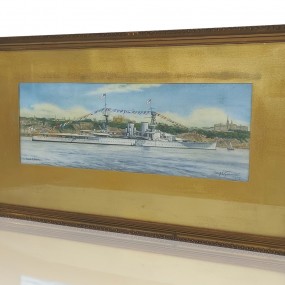 #55932 -  Painting signed J.E. Garneau 