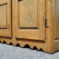 Antique 12 panels Quebec armoire, cupboard, early 19th century - 4