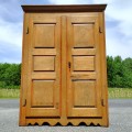 Antique 12 panels Quebec armoire, cupboard, early 19th century - 2