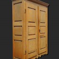 Antique 12 panels Quebec armoire, cupboard, early 19th century - 8