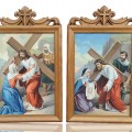 Way of the cross, 14 stations, frame carved by Bourgault  - 6