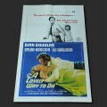 Movie Theater promotional vintage poster, A Lovely Way to Die  - 1