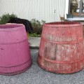 Antique maple water barrels - 7