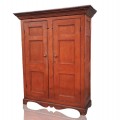 Antique Quebec 12 panels cupboard, armoire, base has been restored  - 1