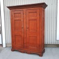 Antique Quebec 12 panels cupboard, armoire, base has been restored  - 9